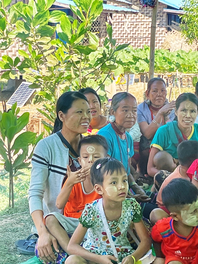 IDP village-church meeting